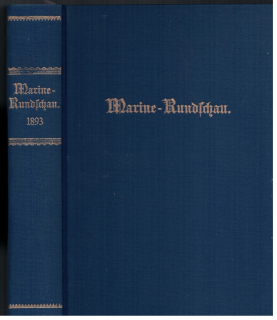 Marine Rundschau 1893 Reprint 1983 (1 St.) Bernard & Graefe